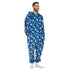 Snuggs Blanket Onesie Petroleum Snowflakes